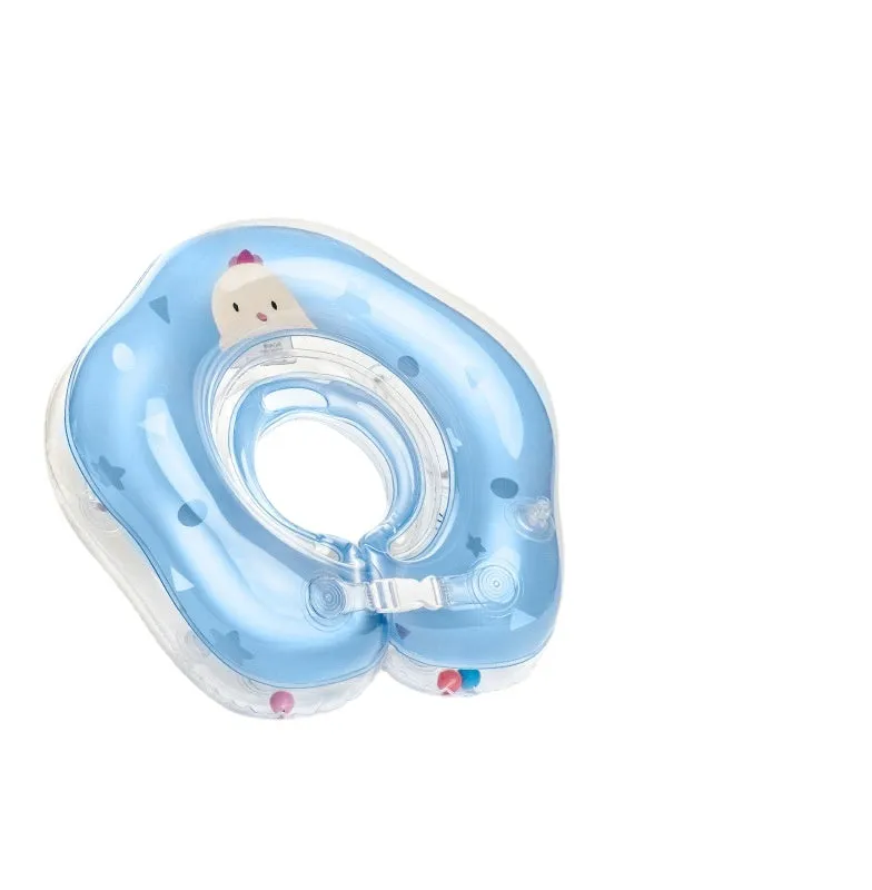 0-12 Months Baby Swimming Ring Collar Adjustable Collar