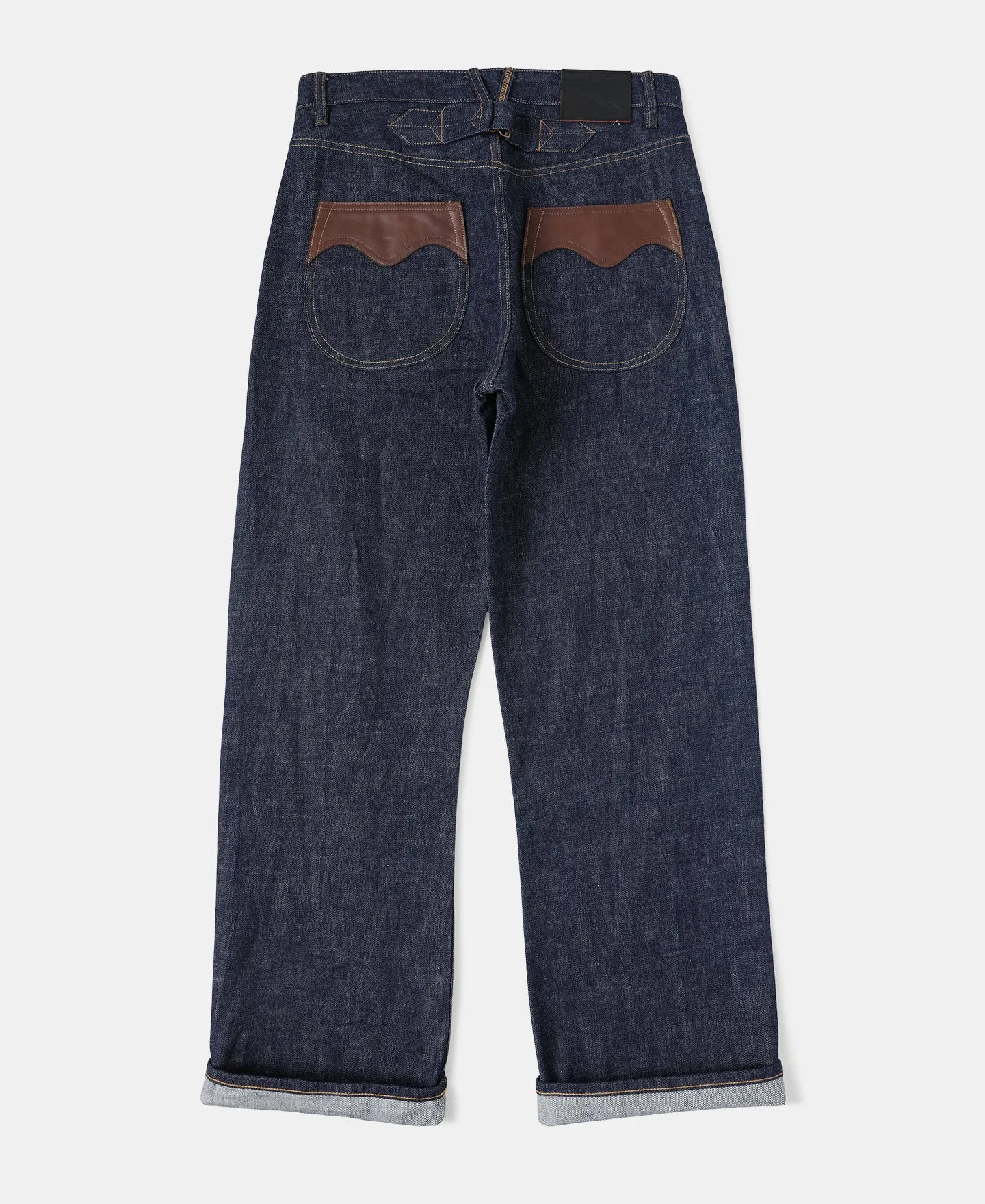 1940s Ring-Spun Selvedge Denim Wide-Leg Jeans