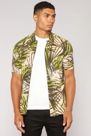 29 Palms Short Sleeve Woven Top - Pink/Combo