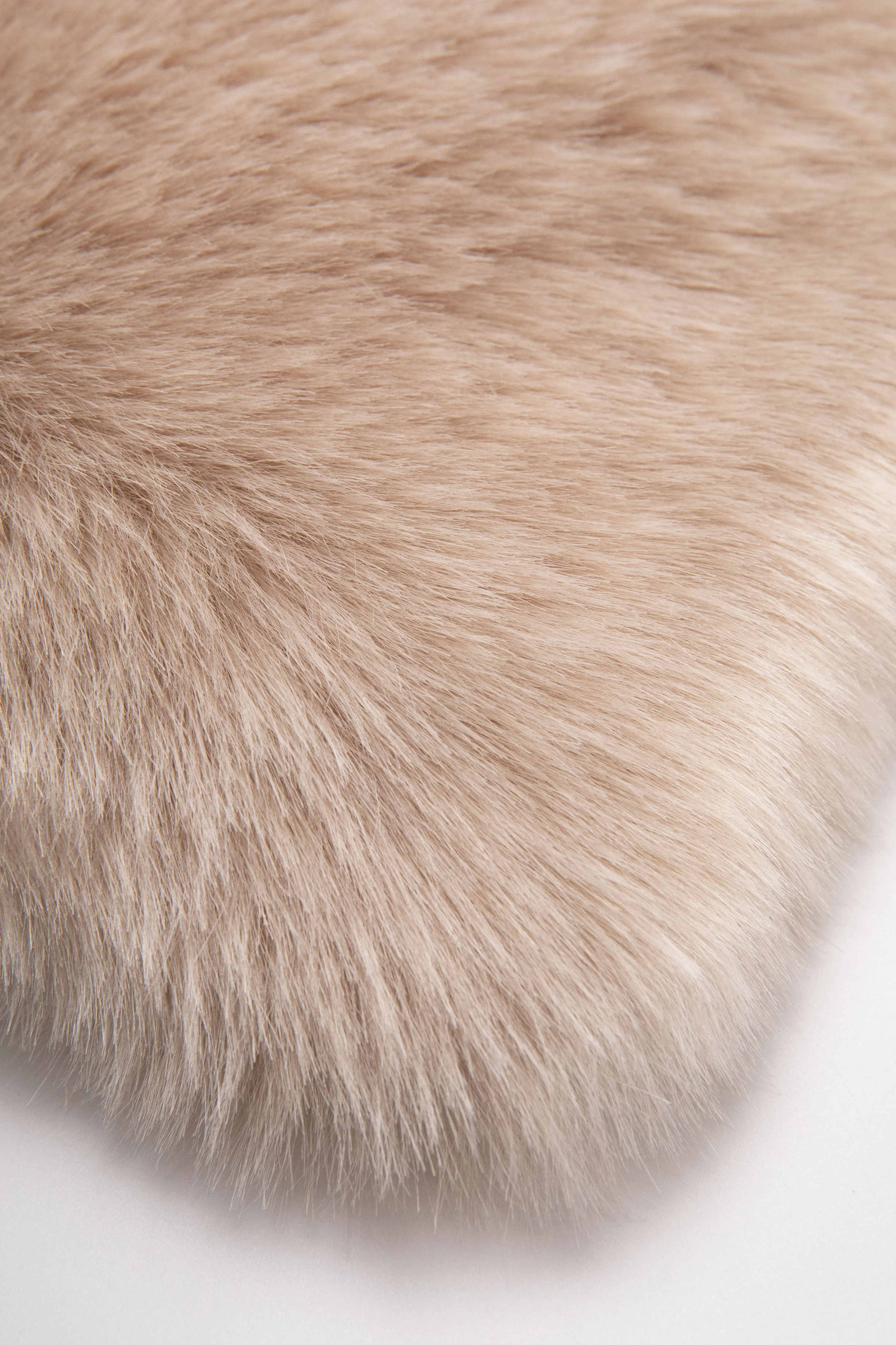 66.9" Faux Fur Shoulder Collar Scarf