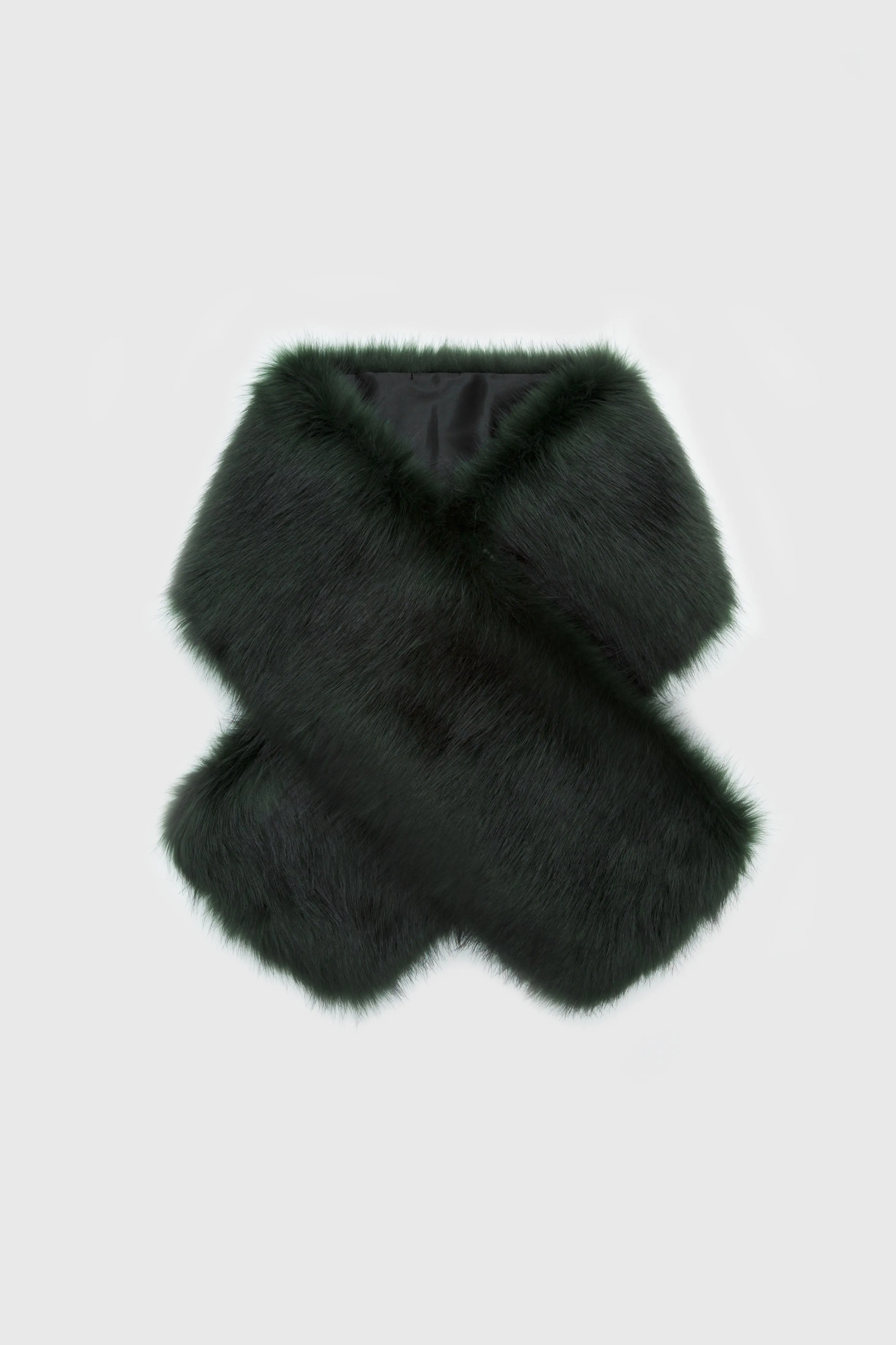 66.9" Faux Fur Shoulder Collar Scarf