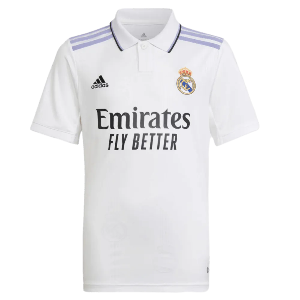 Adidas Real Madrid 22/23 Youth Home Jersey