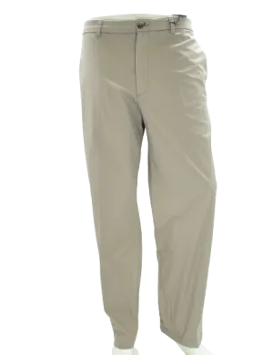 Alfani Men Tan AlfaTech Stretch Flat Front Chino 34X30