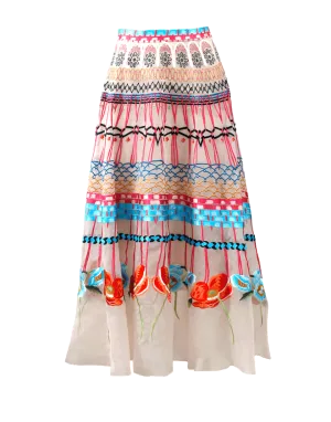 Aura Embroidered Skirt