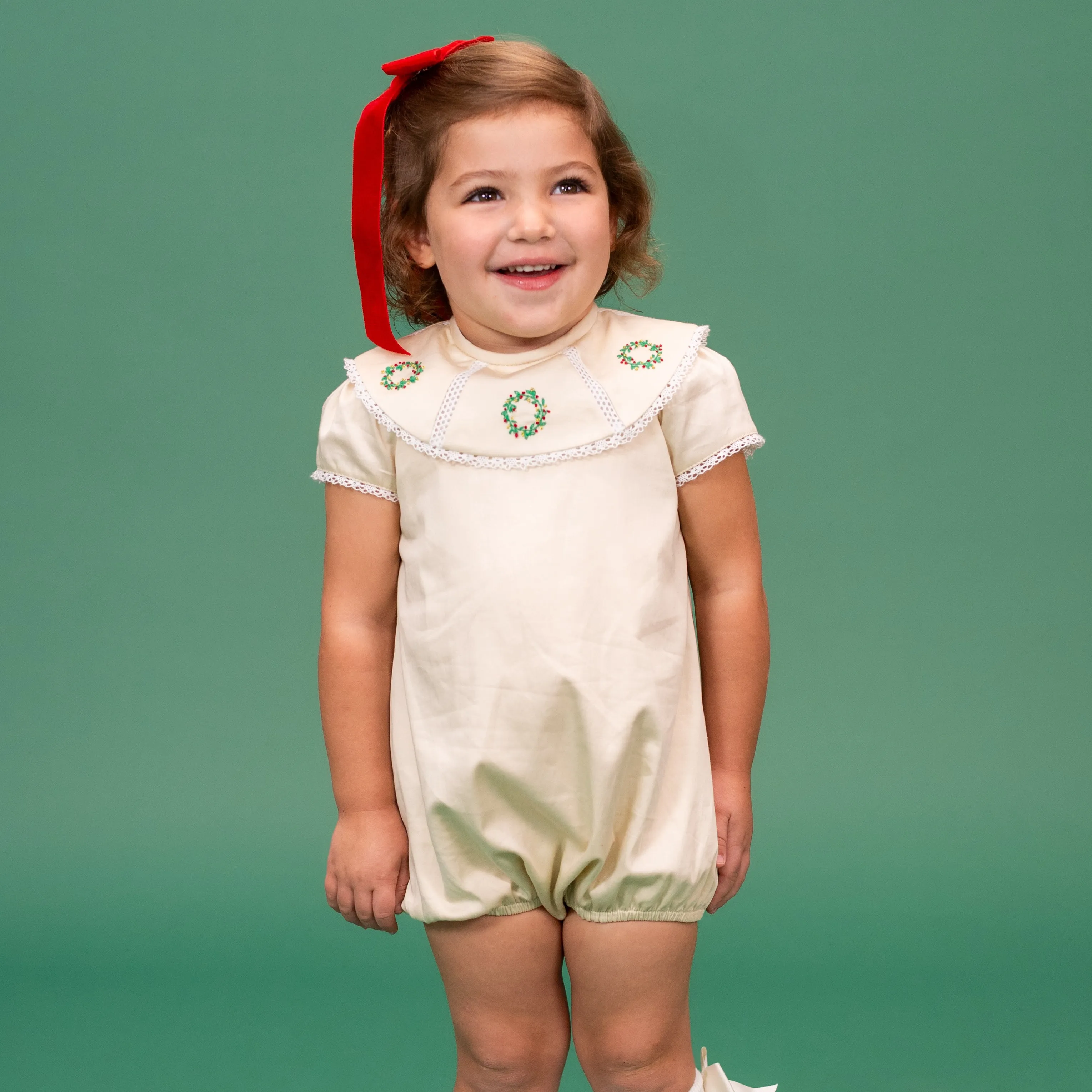 Avery Girl Bubble - Cream