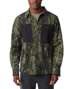 Bass Outdoor Mens Worker Standard Fit Shirt Jacket Green Bark Camo Coat  XL