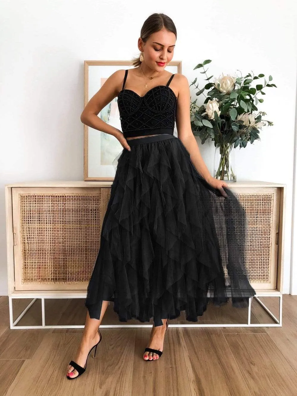 Boho Skirt Frills & Ruffles