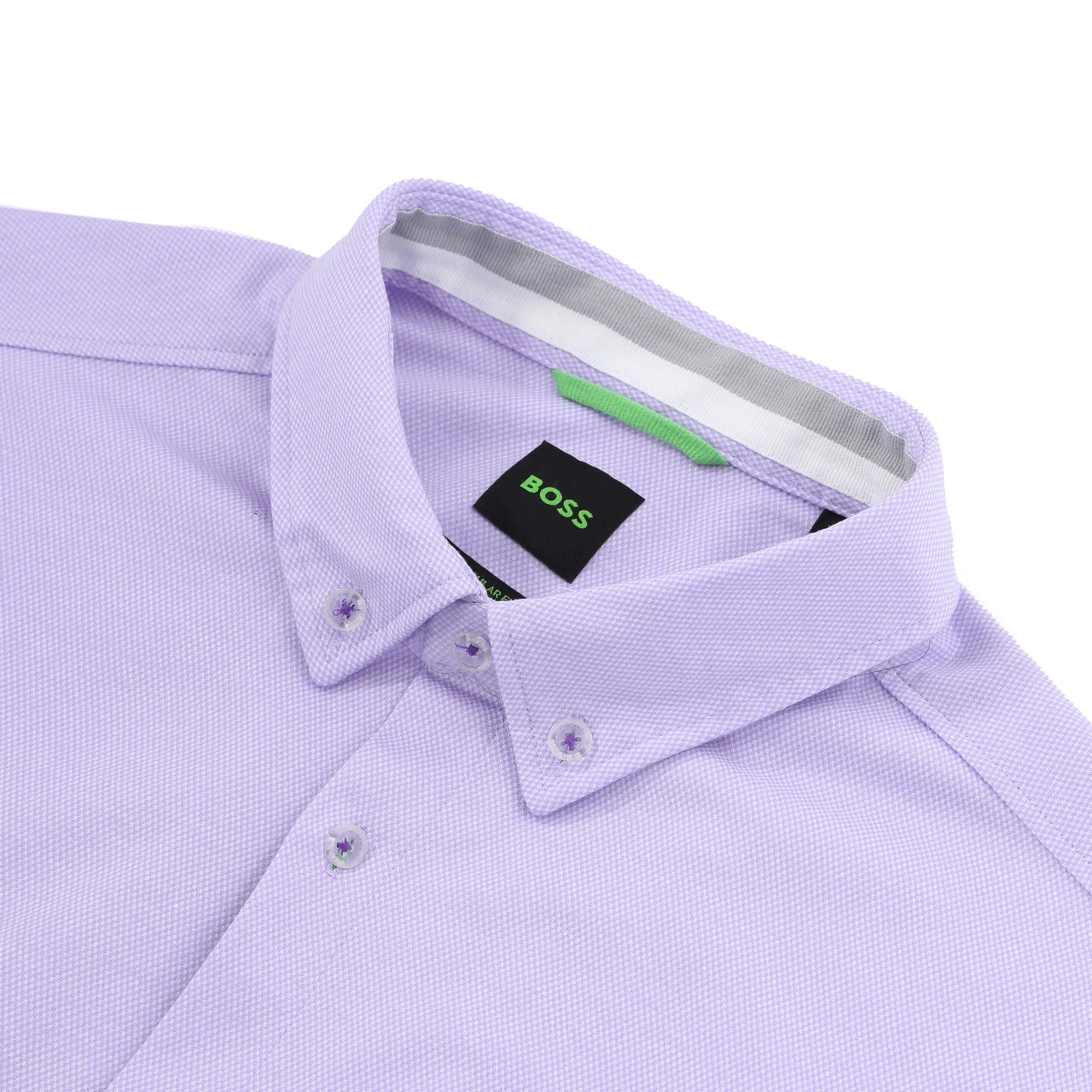 BOSS Biadia R Short Sleeve Shirt in Lilac