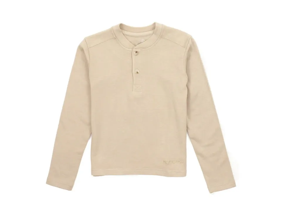 Boys Shoreline Henley LS Birch || Properly Tied