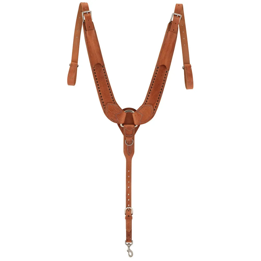 Buckstitch Breast Collar, Hermann Oak® Russet, Dawn Collection