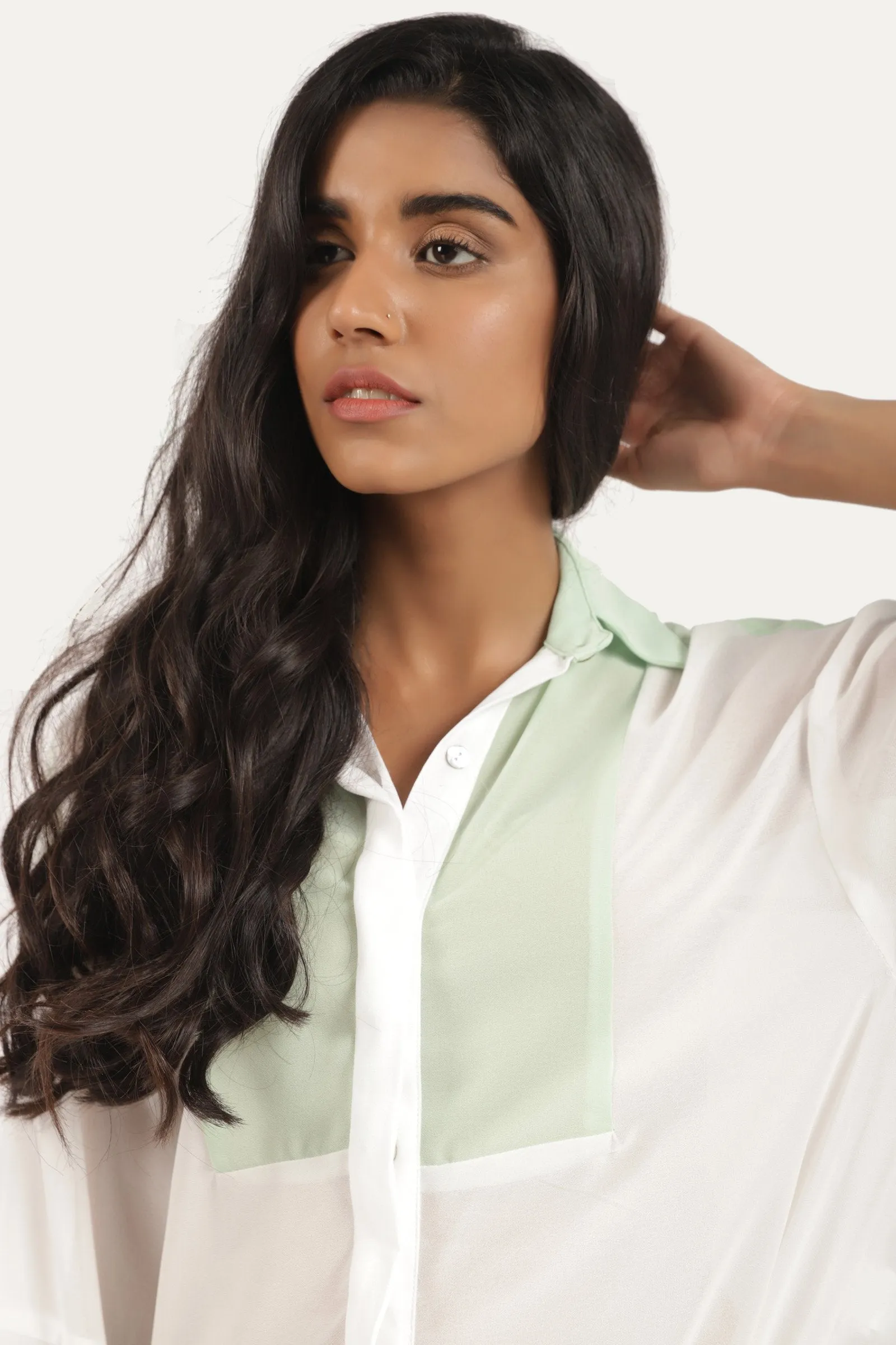 Buttoned Collar Shirt