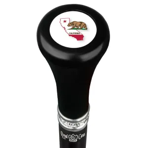 California Flat Top Stick: Beechwood Shaft Pewter