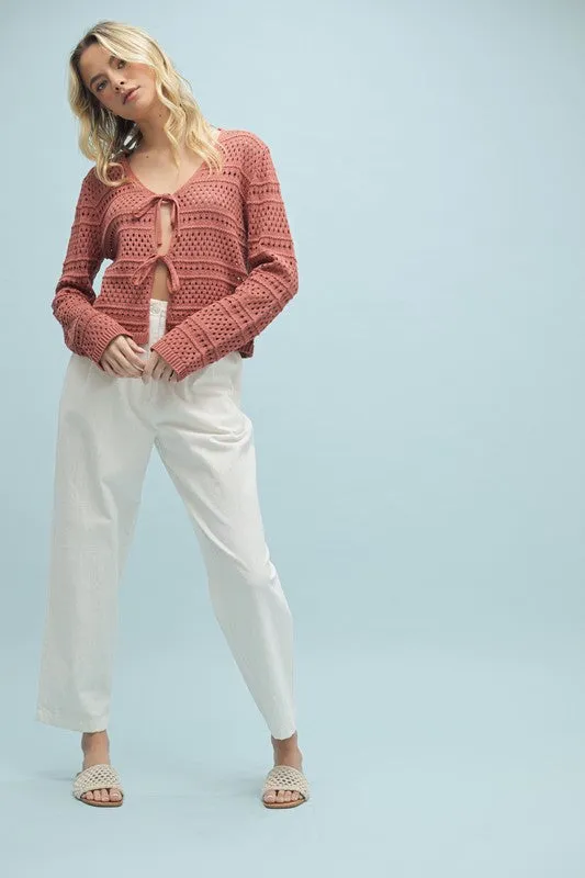 Carefully Crocheted Sweater Cardigan