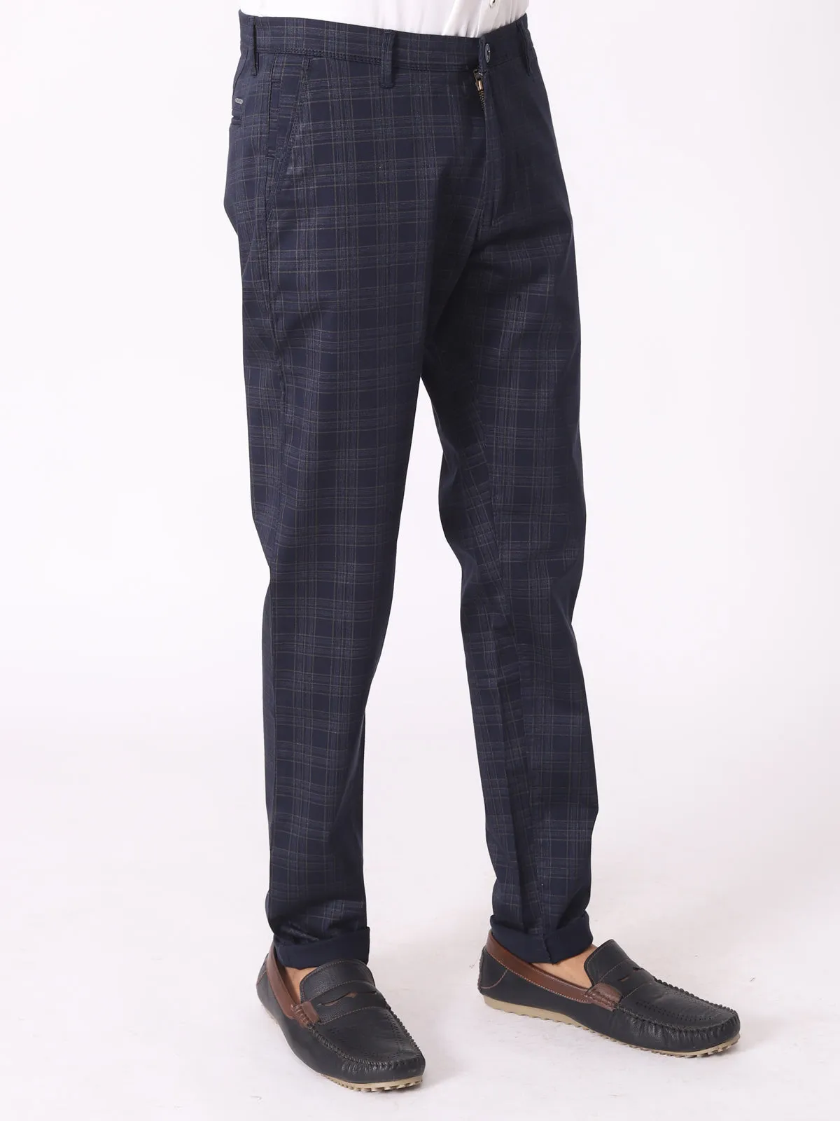 Casual self Checkered Trouser