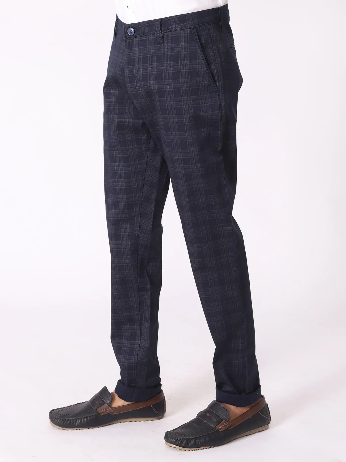 Casual self Checkered Trouser