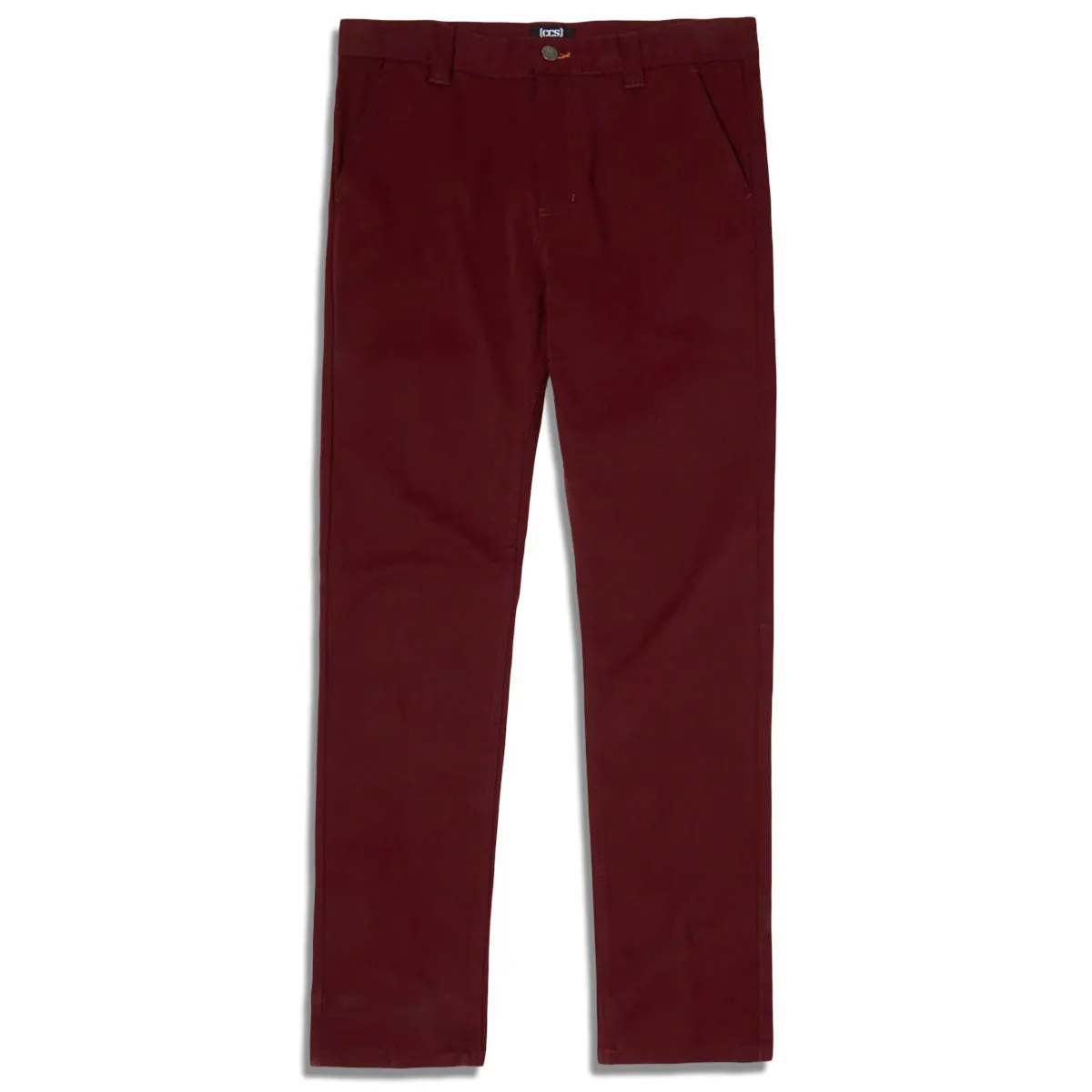 CCS Standard Plus Slim Chino Pants - Burgundy