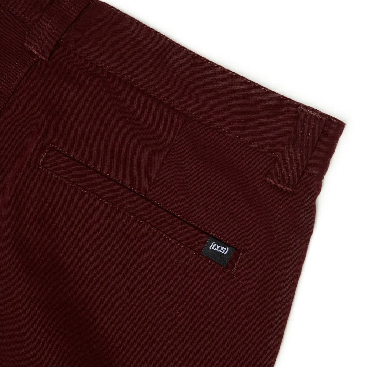 CCS Standard Plus Slim Chino Pants - Burgundy