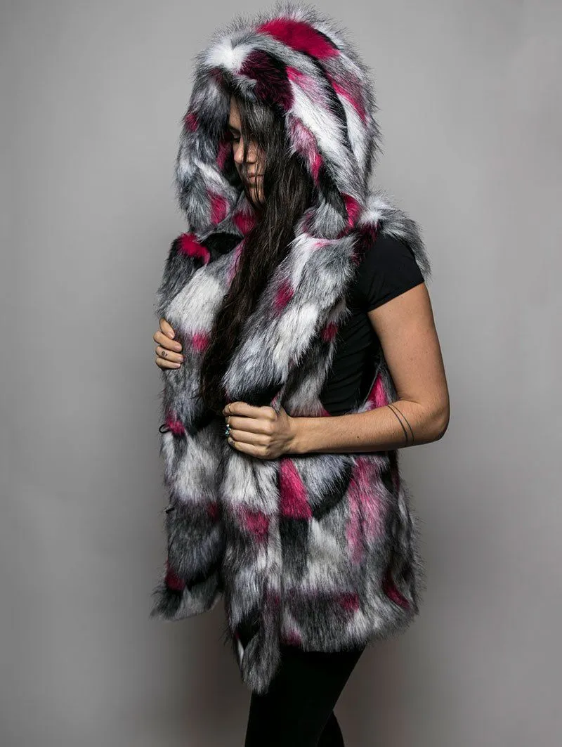 CE Whimsical Alpaca Faux Fur Vest