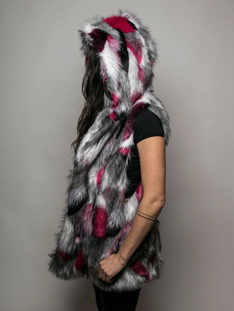 CE Whimsical Alpaca Faux Fur Vest