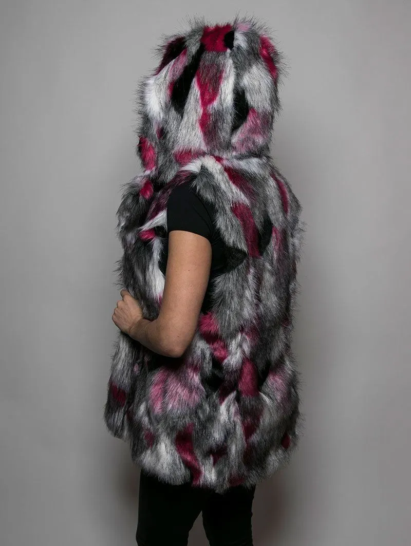 CE Whimsical Alpaca Faux Fur Vest