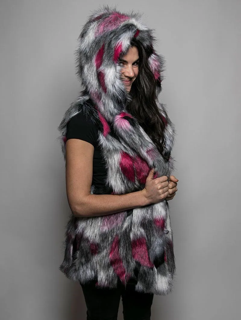 CE Whimsical Alpaca Faux Fur Vest