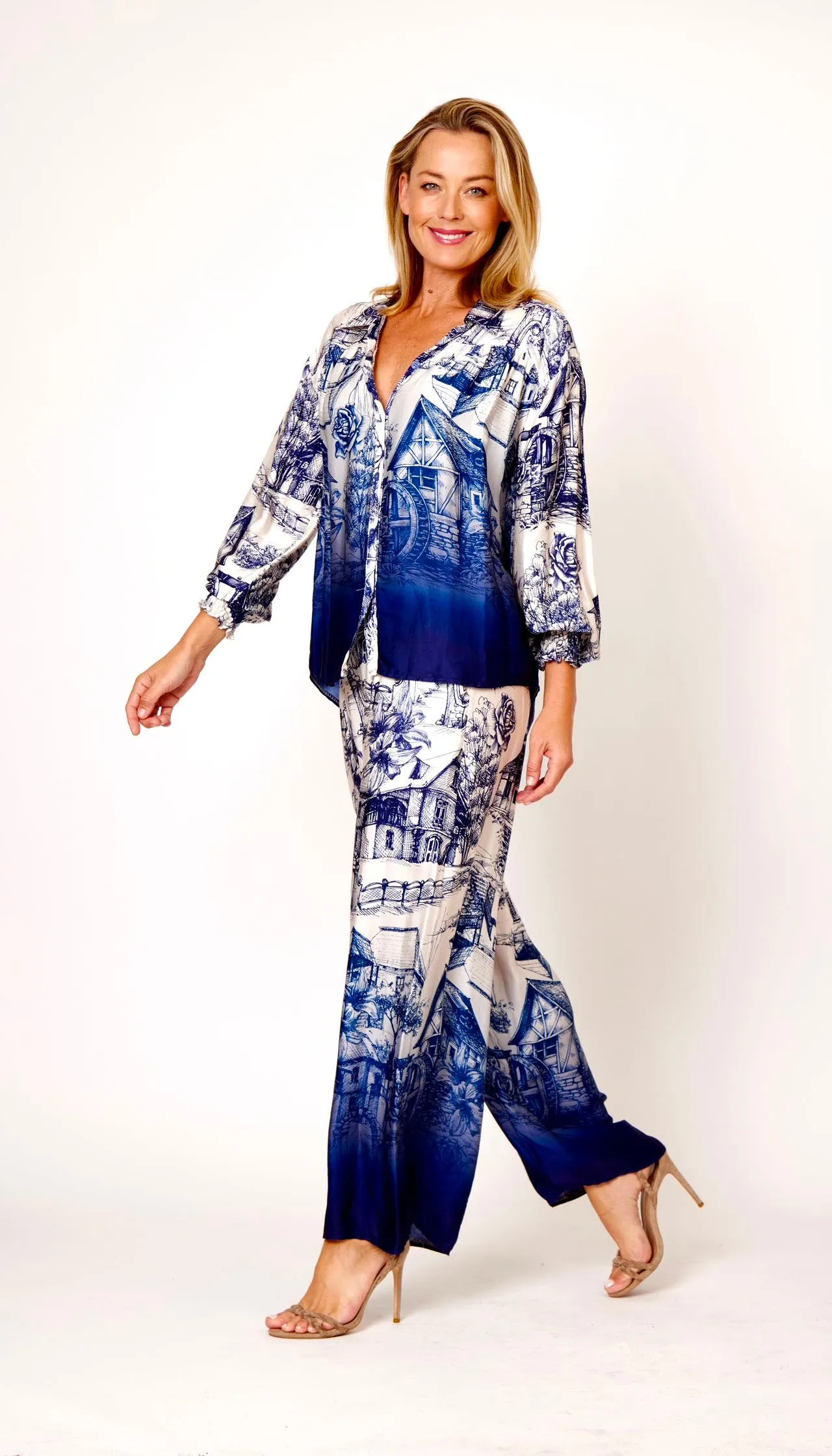 Country Cottage Print Pants
