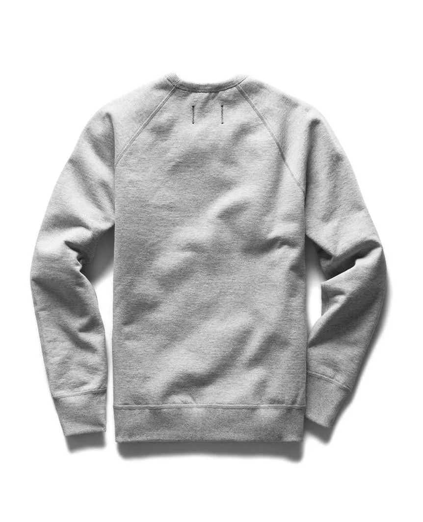 Crewneck Midweight Terry Heather Grey