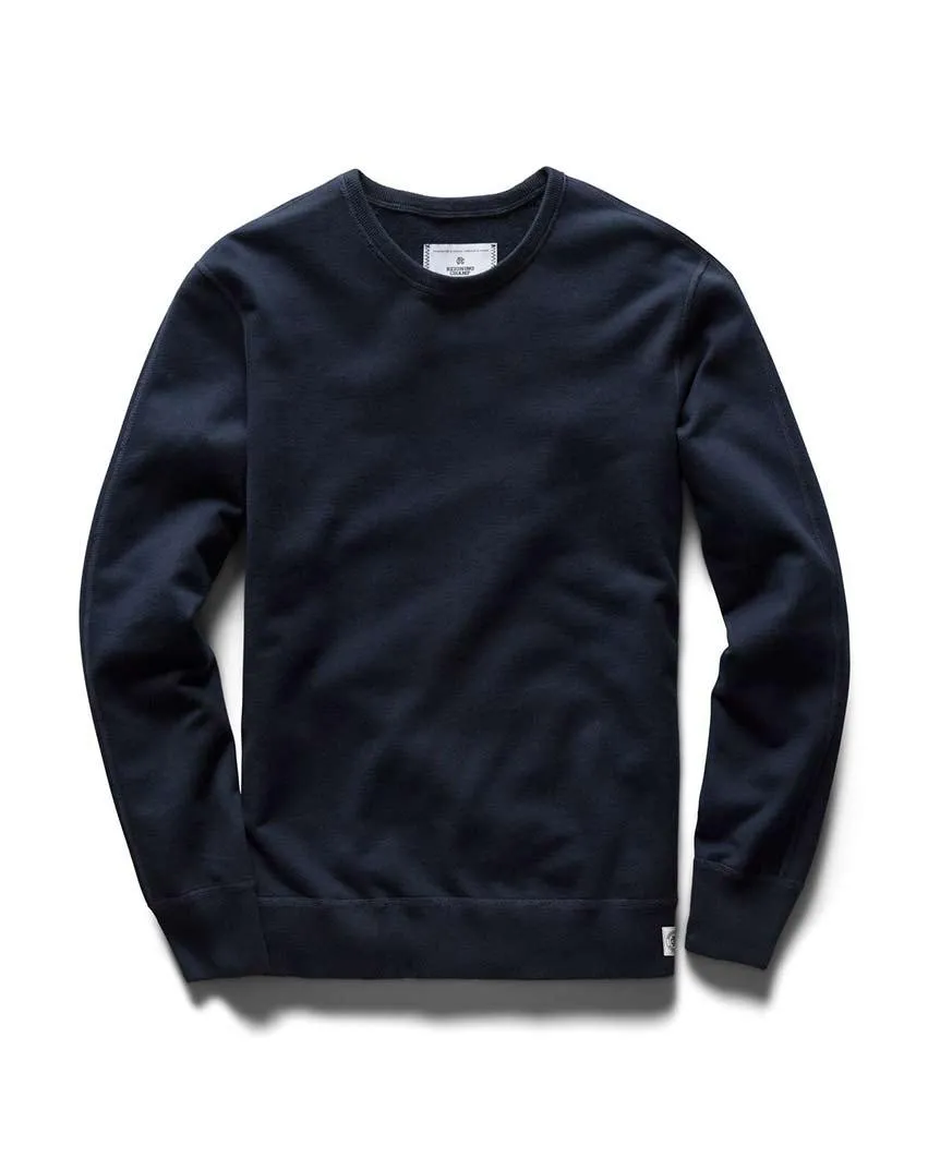 Crewneck Midweight Terry Navy
