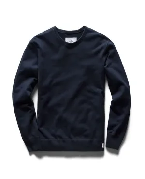 Crewneck Midweight Terry Navy