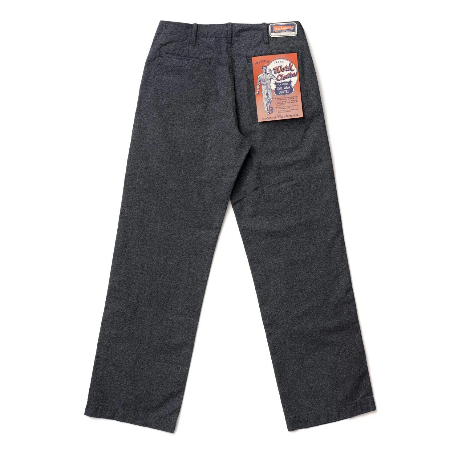 Cushman Lot. 22686 Chambray Pant Salt & Pepper