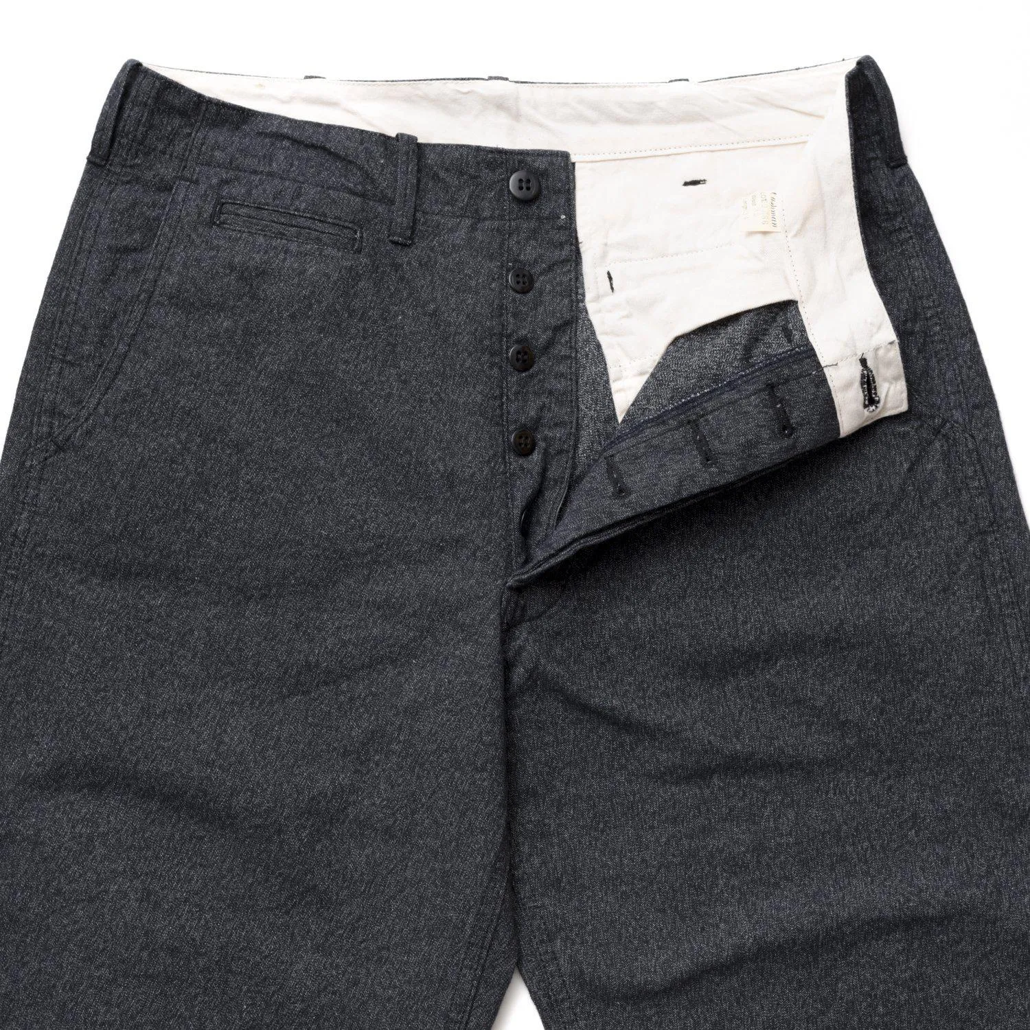 Cushman Lot. 22686 Chambray Pant Salt & Pepper