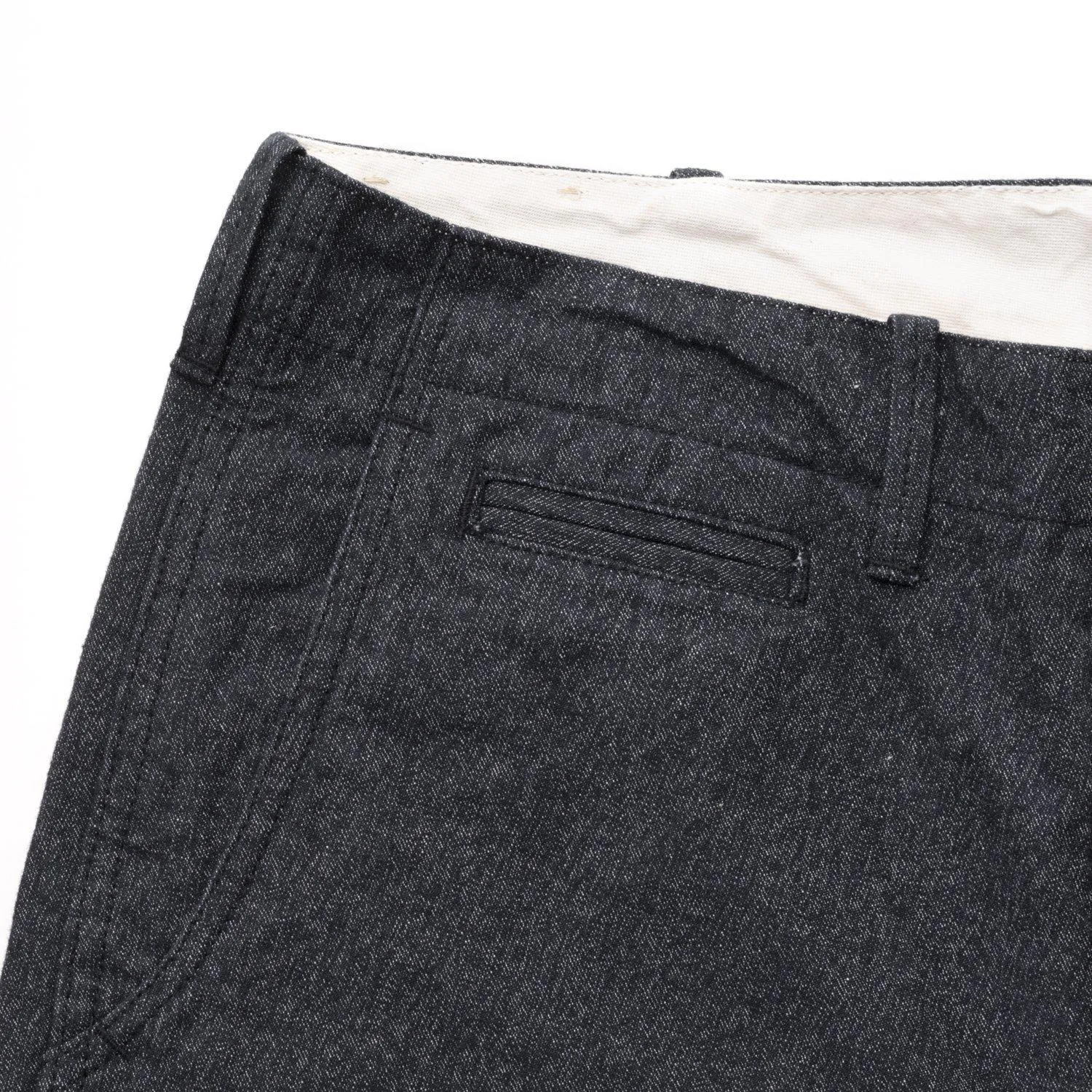 Cushman Lot. 22686 Chambray Pant Salt & Pepper