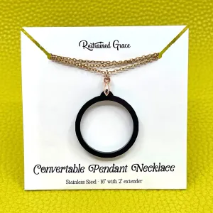 Design Your Own Convertible Pendant Necklace