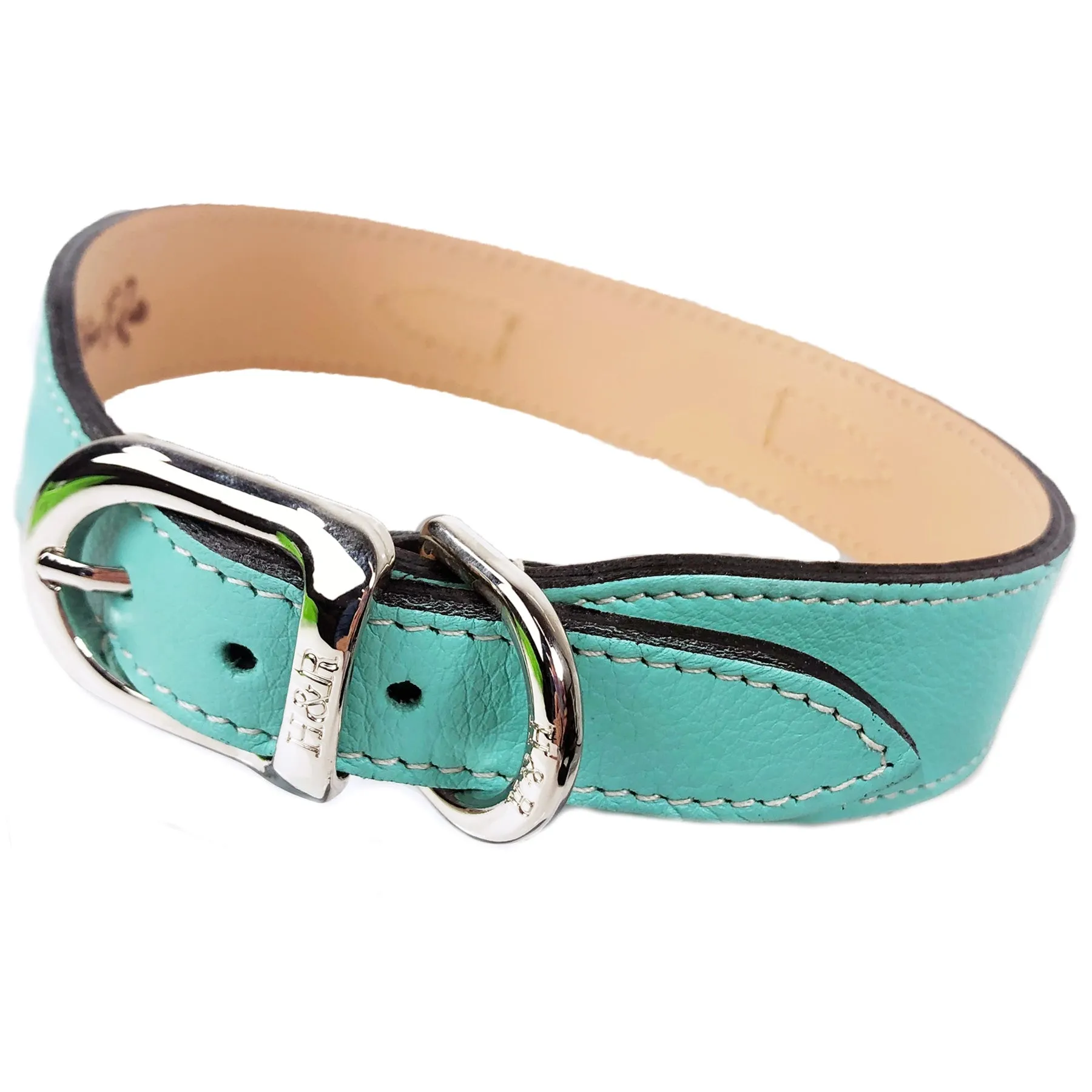 Estate Dog Collar in Turquolse & Nickel