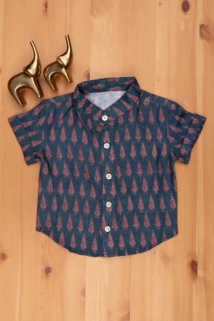 Festive Flair Boys Shirt Tailored for Celebratory Moments