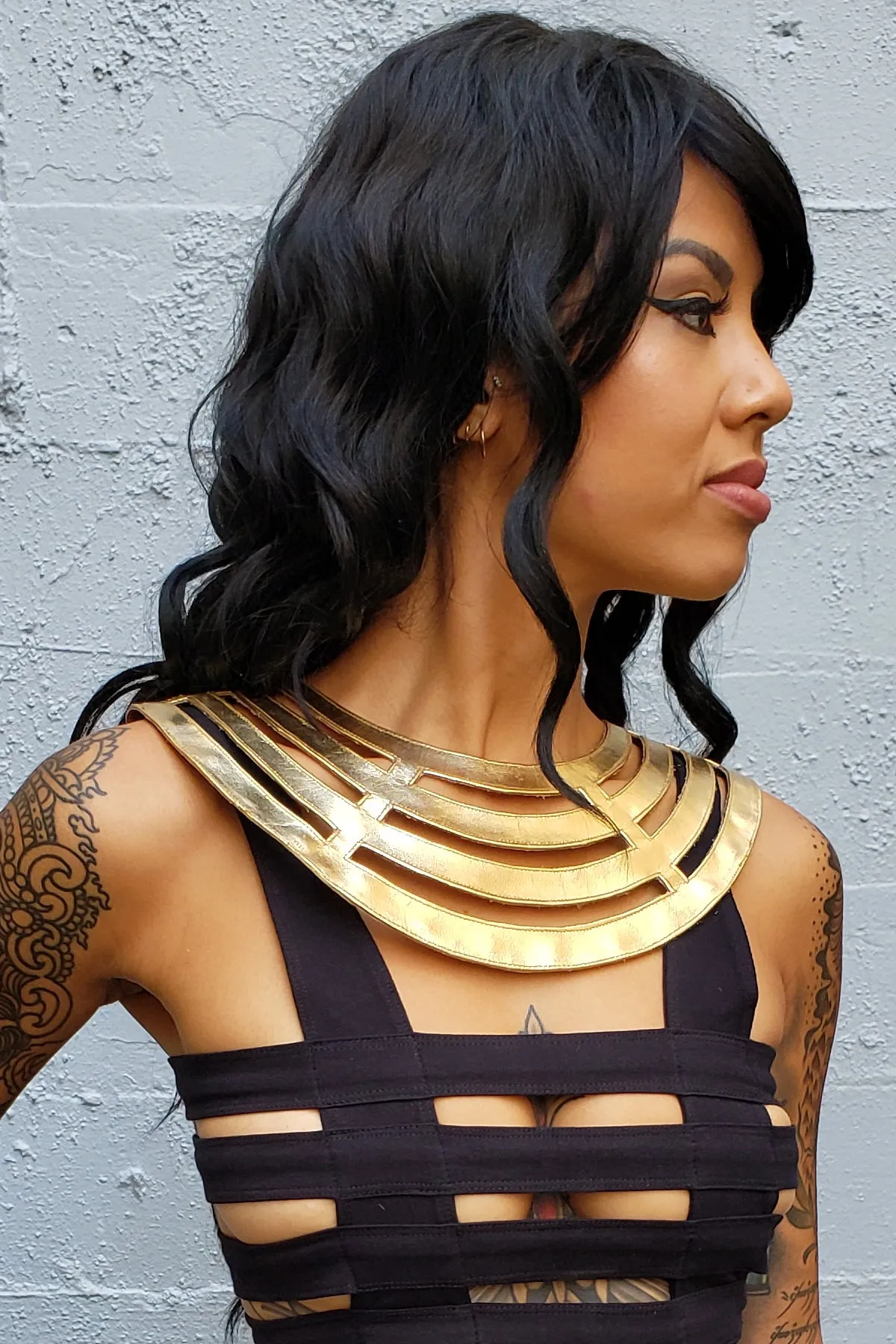 Five and Diamond Desert Cage Collar
