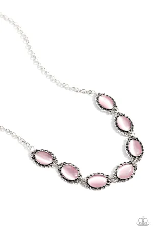 Framed in France - Pink Necklace - Paparazzi Accessories