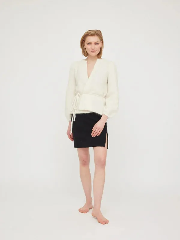 Fredrikke Chunky Cardigan - Bright White