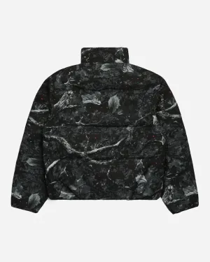 Fugazi Sniper Camo Puffer Jacket Black