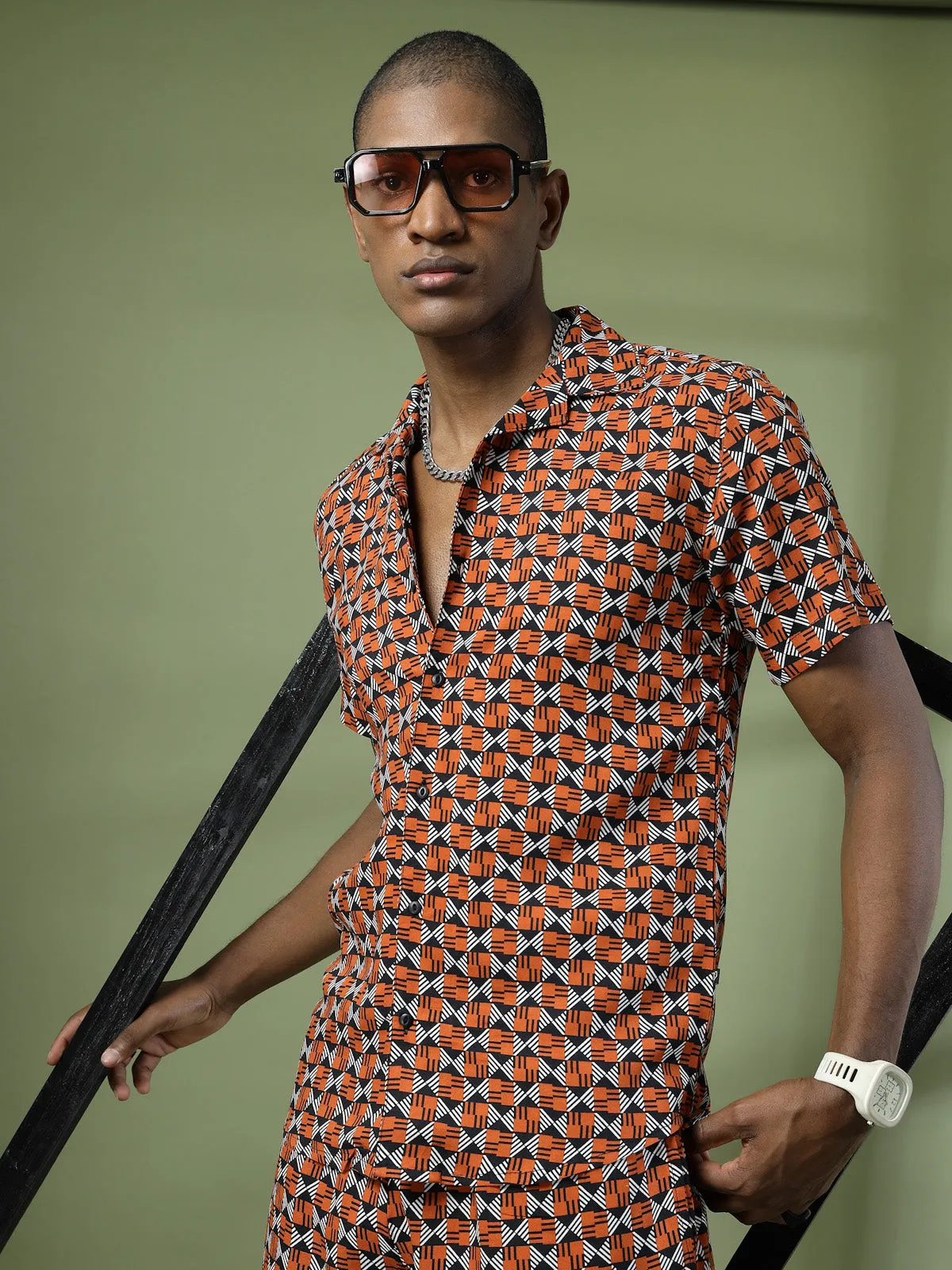 Geometric Print Co-ords Set