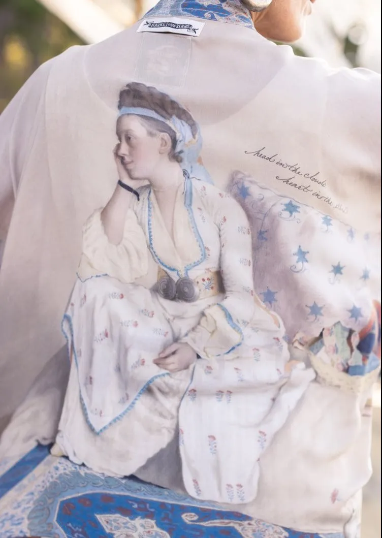 Head in the Clouds Cropped Kimono #045