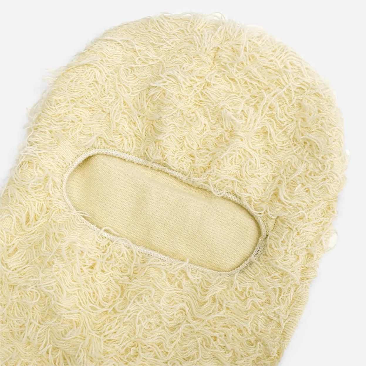 Ivory Goat's Wool Shiesty Mask