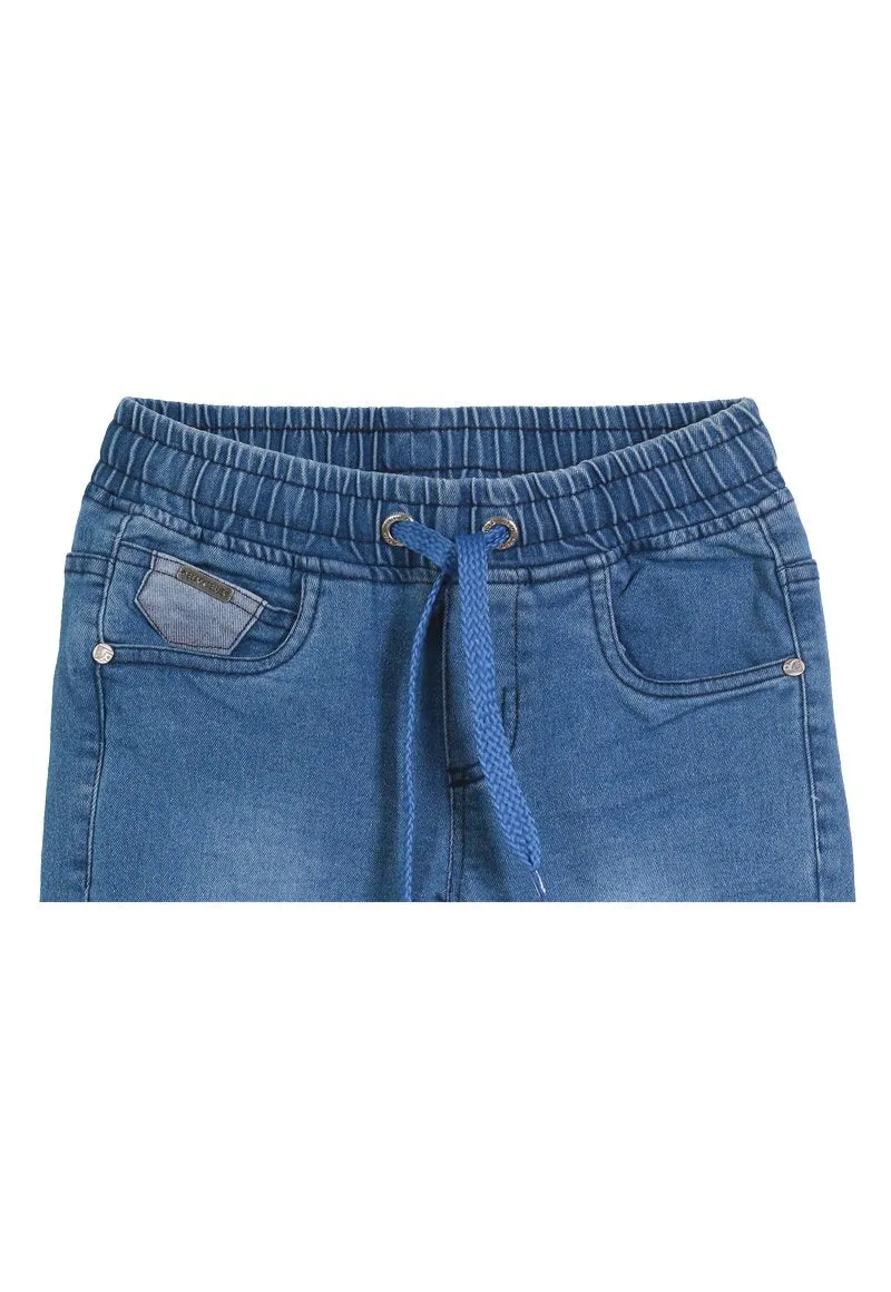 Jeans Rocker Niño Denim celeste Black and Blue