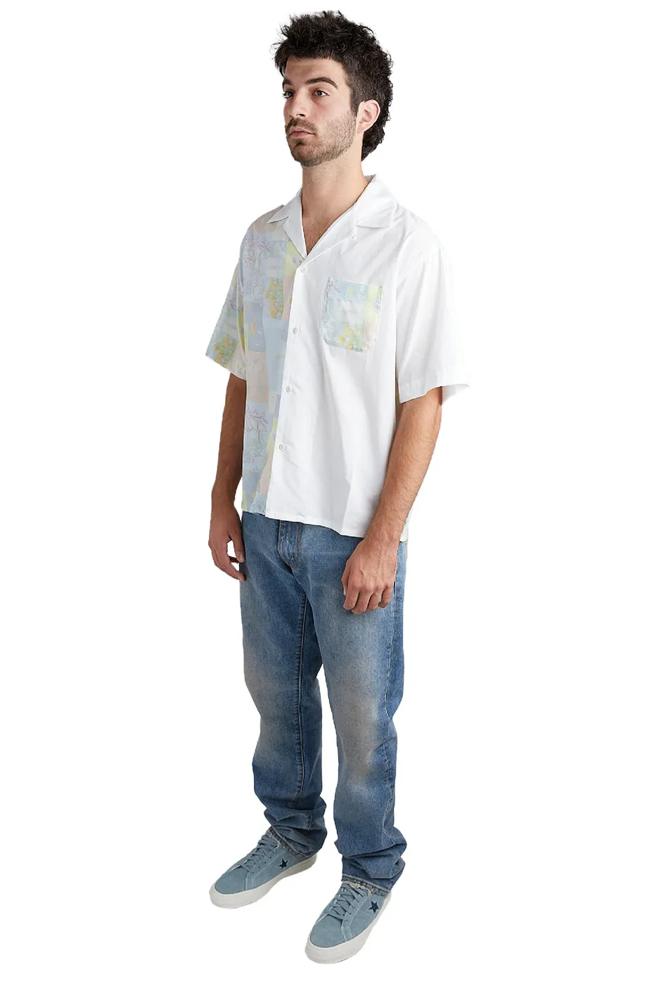 John Elliott Camp Shirt 'Super Bloom Grid'