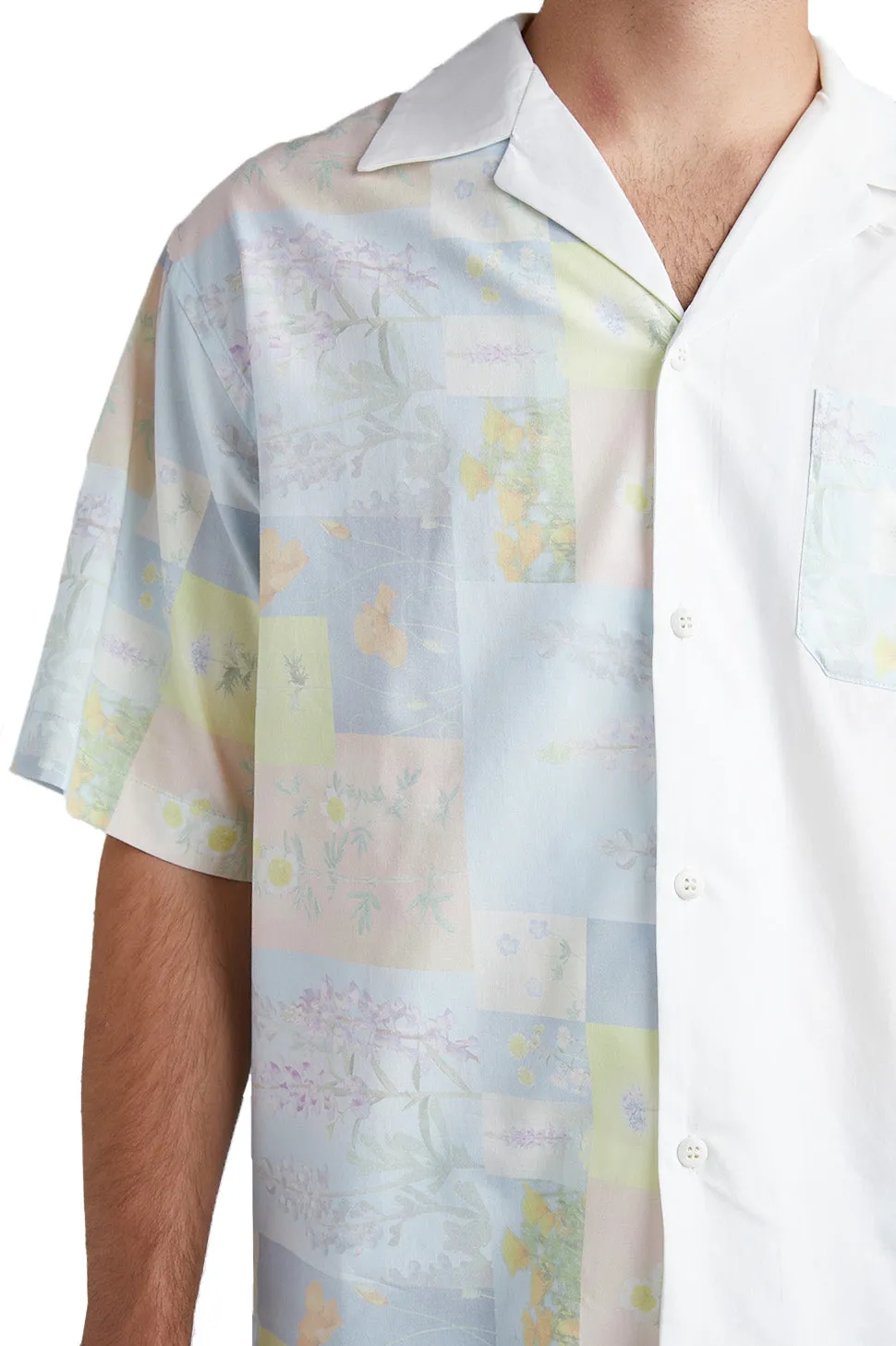 John Elliott Camp Shirt 'Super Bloom Grid'