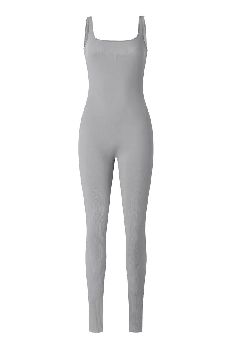 JS3367 Sleeveless Bodycon Jumpsuits
