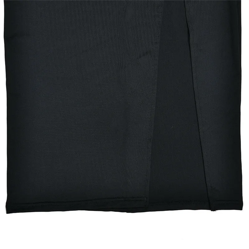 Leah Mesh Patchwork Sexy Maxi Dress