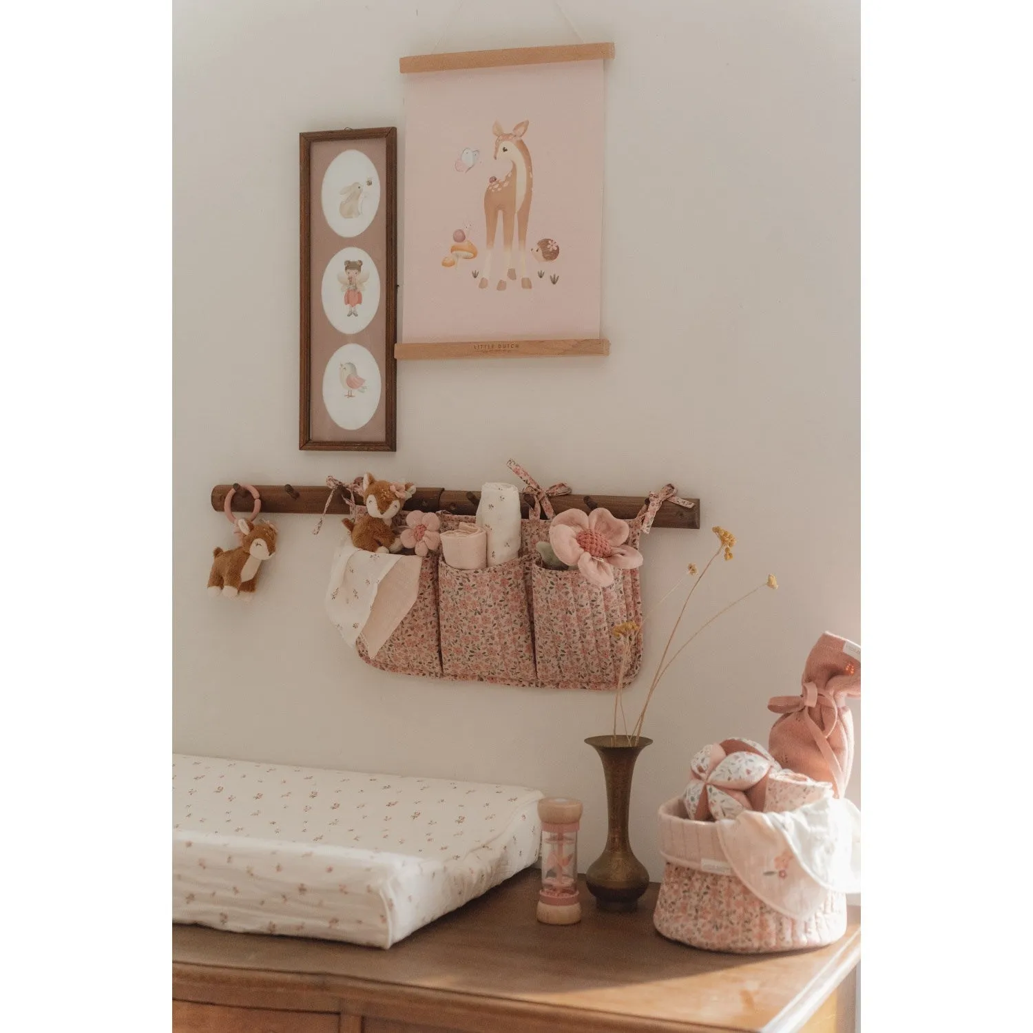 Little Dutch Fairy Garden Pink Ring Rattle