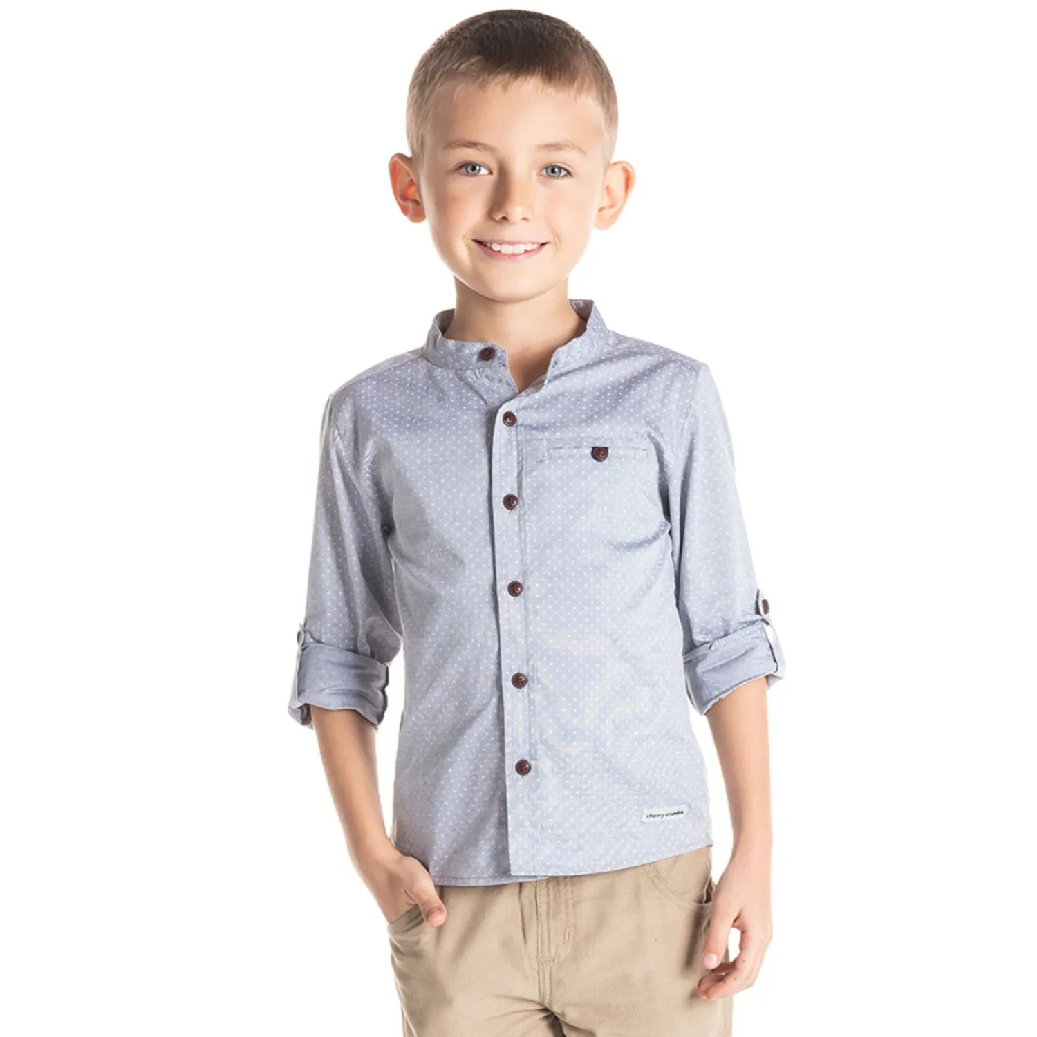 Mandarin Collar Shirt
