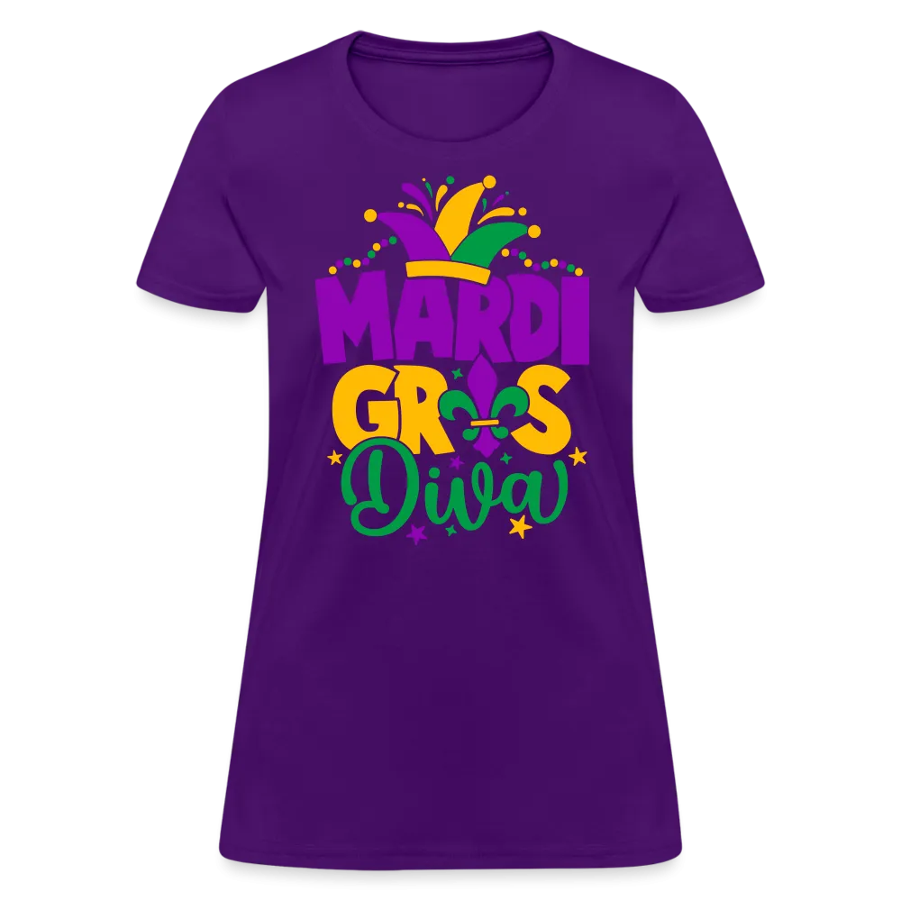 Mardi Gras Diva : Women's T-Shirt